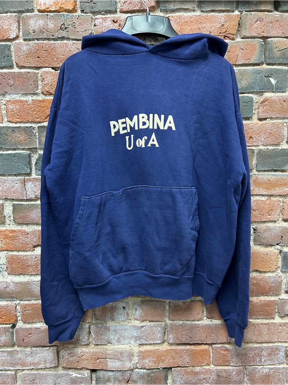 Vintage 1960s University of Alberta Pembina Hall Hoodie Sweatshirt